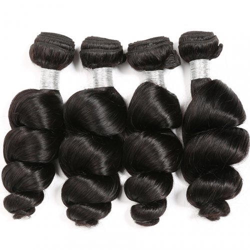 Peruvian Loose Wave 1 3 4 Bundles Natrual Unprocessed Virgin Human Hair Weave Loose Wave 100% Human Hair Extensions Sale