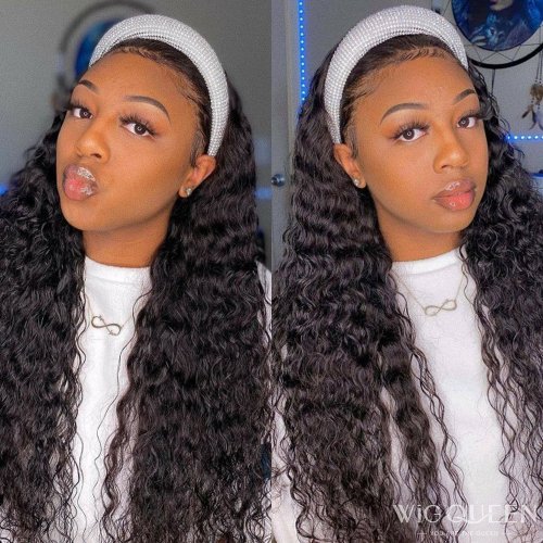 Indian Water Wave Bundles With Closure Wet and Wavy Curly 12A Human Hair Bundles With Remy Hair Weave 3Bundles With 13X4 Frontal