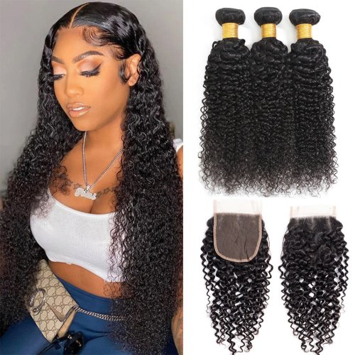 Kinky Curly Human Hair Bundles 30 Inch Remy Hair Extensions Curly Deep Water Wave Bundles 1/2/3/4pcs Deals Sale for Black Women