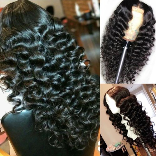 Brazilian Loose Deep Wave Bundles Remy Hair Loose Deep Wave Bundles Human Hair 1-3 Bundles Weave Bunldes Natural Hair Extensions