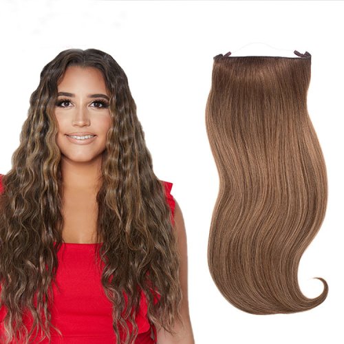 Wholesale private label mink double drawn hair clip hair extension OEM and ODM avaible human hair extension