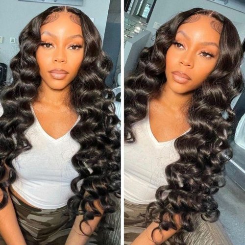 Peruvian Hair Weave Bundles Raw Human Hair Bundles 28 30 Inch Loose Wave Bundle Remy Raw Virgin Extension 3 4 Bundles Deep Loose