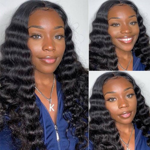 Loose Deep Wave Bundles Brazilain 100% Human Hair Bundles 1/2/3/4 PCS Deep Curly Hair Weave Extensions Virgin Hair