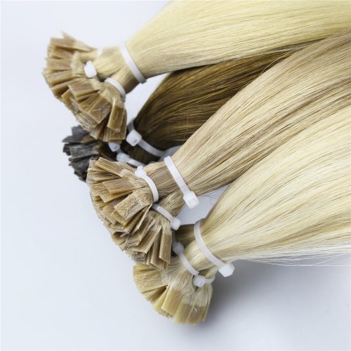 Straight Flat Tip Hair Extensions Human Hair 50pcs/ Set Natural Hair Extensions Keratin Capsule Brown Blonde Color 12-26inch