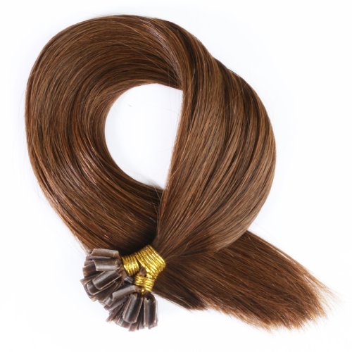 I Tip Hair Extension Straight Human Hair Extension 0.8g/ 1g/Strand 50pc/Set Capsule Keratin Natural Fusion Human Hair Extension