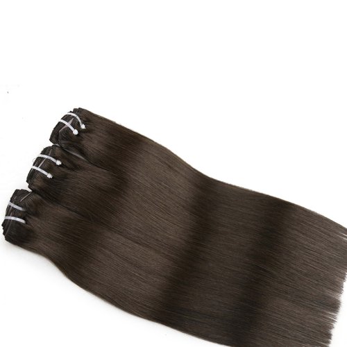 luxury high quality cute baby hair crystal clip in 100% human hair extensions