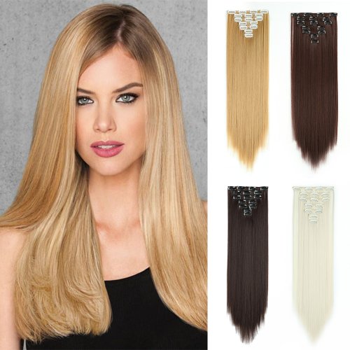 wholesale  best   christmas      clip on extension human hair amazon